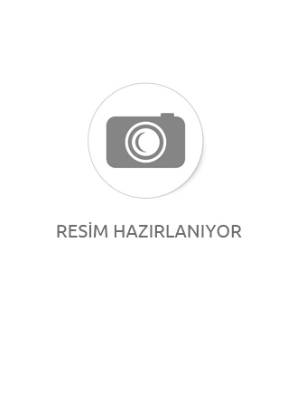 %100 Pamuk El Dokuması Desenli Kapüşonlu Peştemal Bornoz | Kutulu | Respiro | Mavi-bej